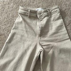 zara marine straight jeans